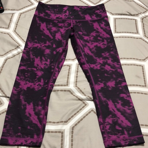 LULULEMON LOW RISE LEGGINGS 7/8 SIZE8 - Picture 1 of 4